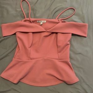 Charolette Russe Burgundy/Pink/Maroon colored top